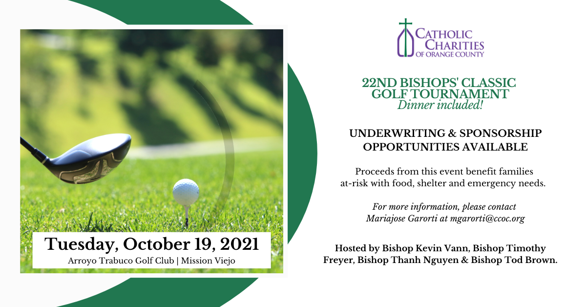 The 22nd annual Bishops’ Golf Tournament – Catholic Charities of Orange ...
